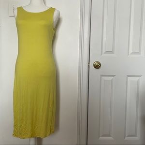 Lemon Lime/ Chartreuse low back bodycon dress